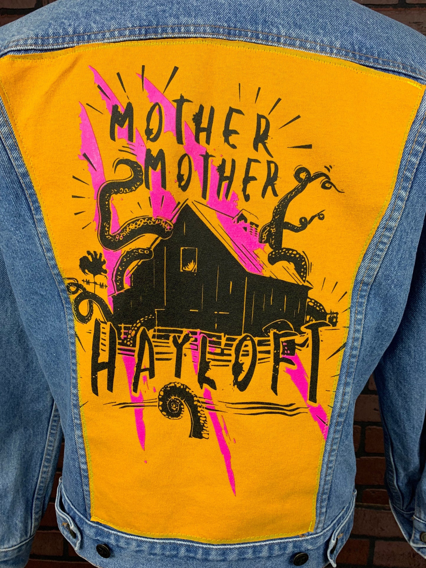 Mother Mother Jean Jacket Custom Rework L
