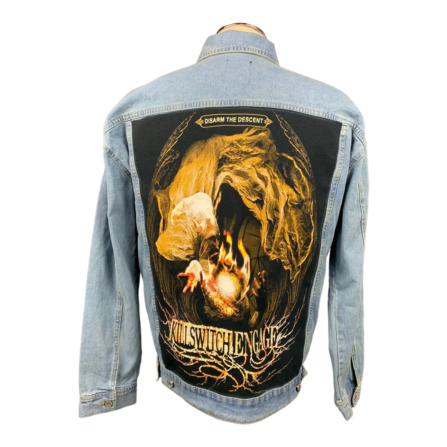 Killswitch Engage Jean Jacket Custom Rework Oversized L