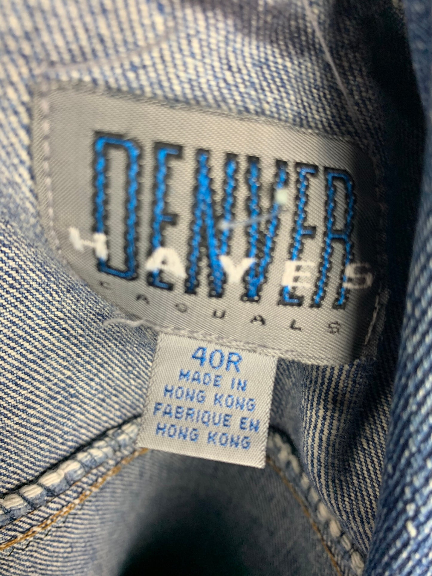 Mastodon Back Jean Jacket Custom Rework M
