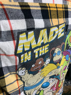 Made in the ’90s Cartoon Reworked Flannel