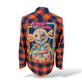 Trick r’ Treat Flannel Shirt Custom Rework Size Medium