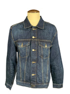 Creed Denim Jean Jacket Custom Rework Size XL