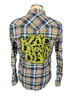 Zac Brown Band Western Style Shirt Custom Rework L