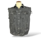 Slaughter to Prevail Reworked Denim Vest — XXL