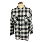 Black Craft Cult Flannel Shirt Custom Rework Size XL