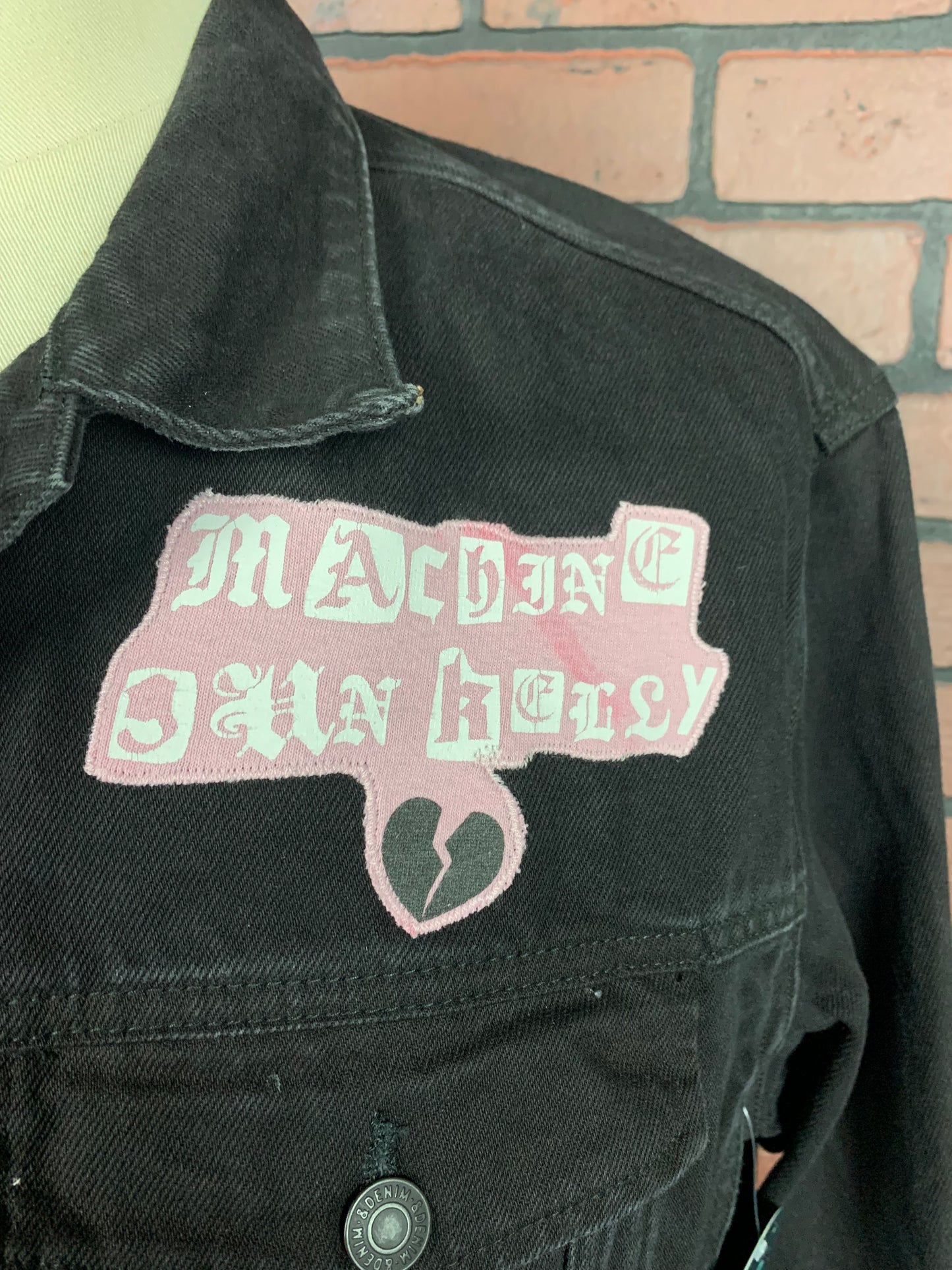 Machine Gun Kelly Jean Jacket Custom Rework L