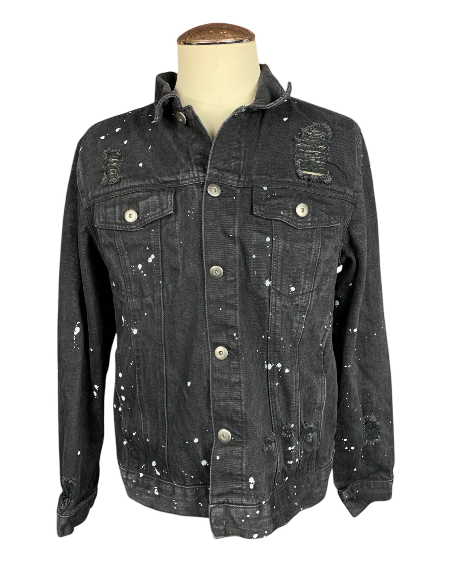 I Prevail Denim Jean Jacket Custom Rework Size Large