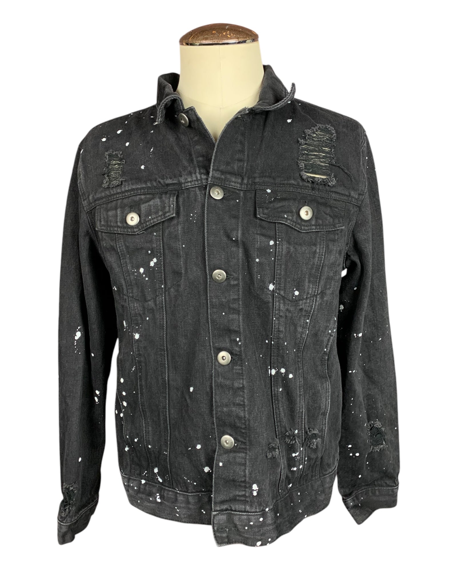 I Prevail Denim Jean Jacket Custom Rework Size Large