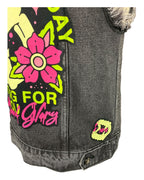 New Found Glory Denim Vest Custom Rework Ladies Medium