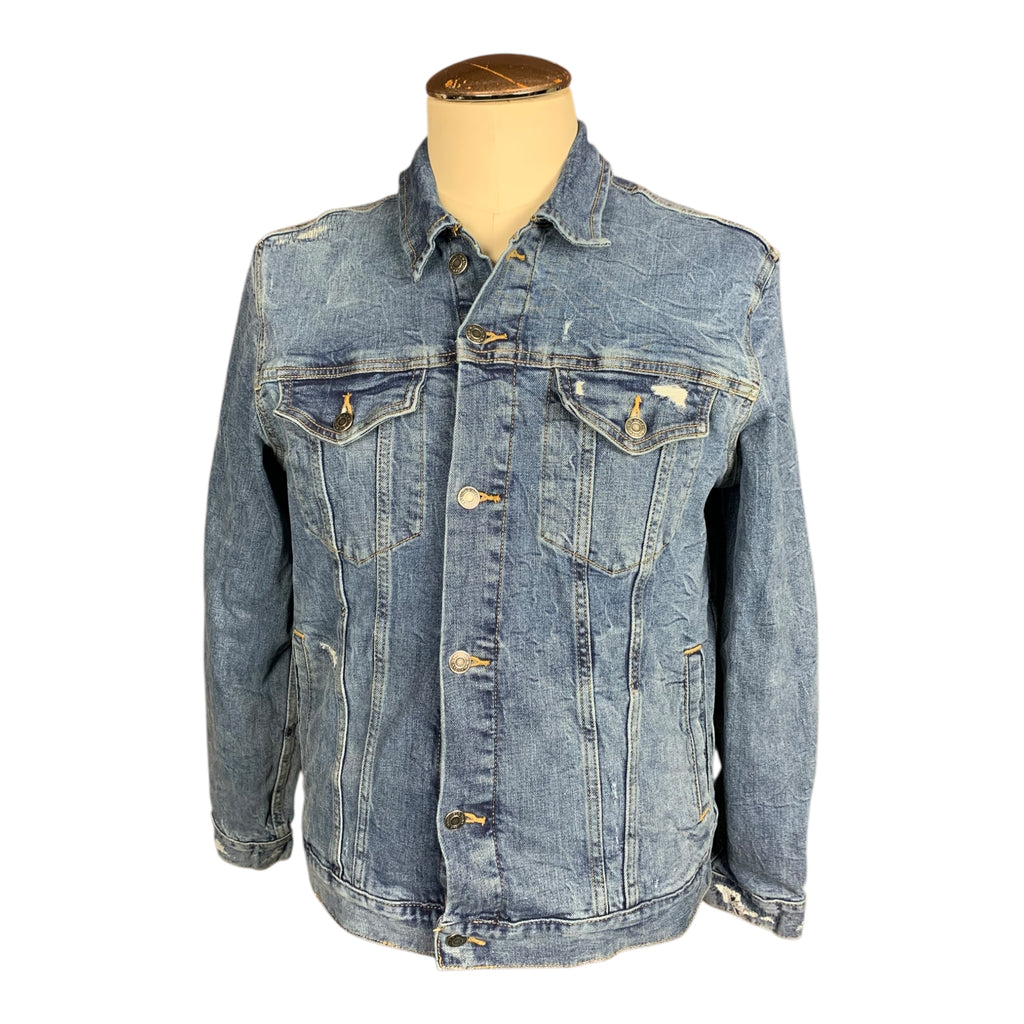 Guns n Roses Jean Jacket Custom Rework Size Large