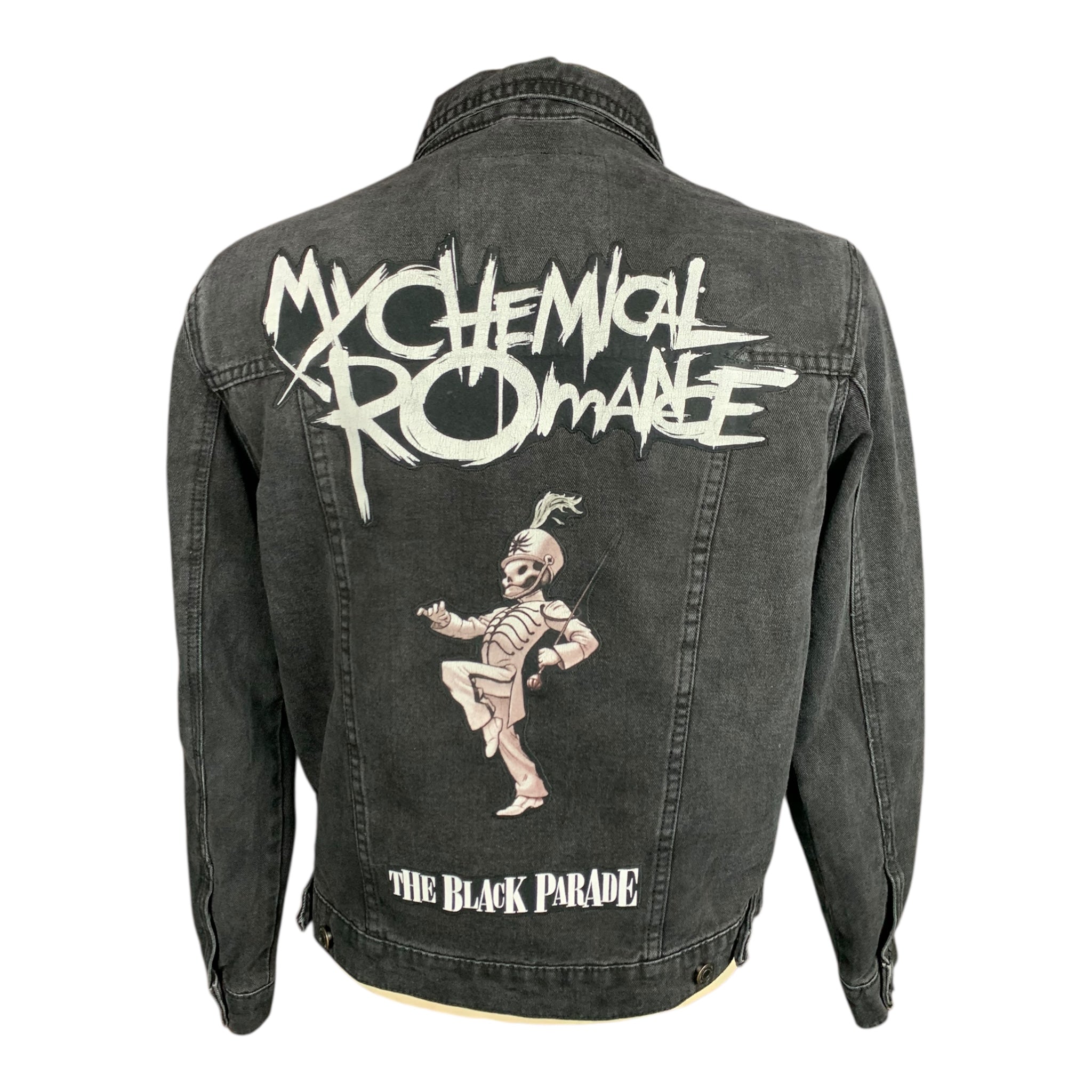 My Chemical Romance Jean Jacket Custom Rework Ladies Large