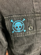 One Piece Reworked Denim Jacket — Large