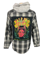 Falling in Reverse Flannel Shirt Custom Rework XL