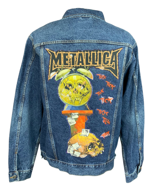 Metallica Jean Jacket Custom Rework XXL