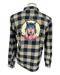 JJ Wilde Flannel Shirt Custom Rework XL