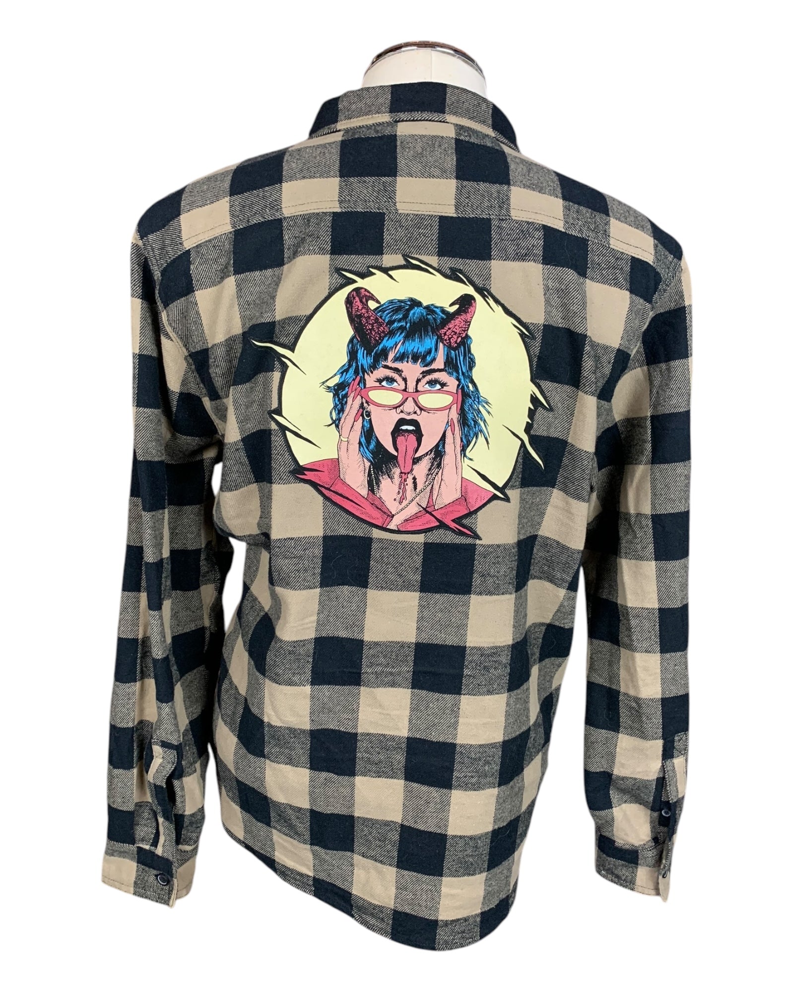 JJ Wilde Flannel Shirt Custom Rework XL