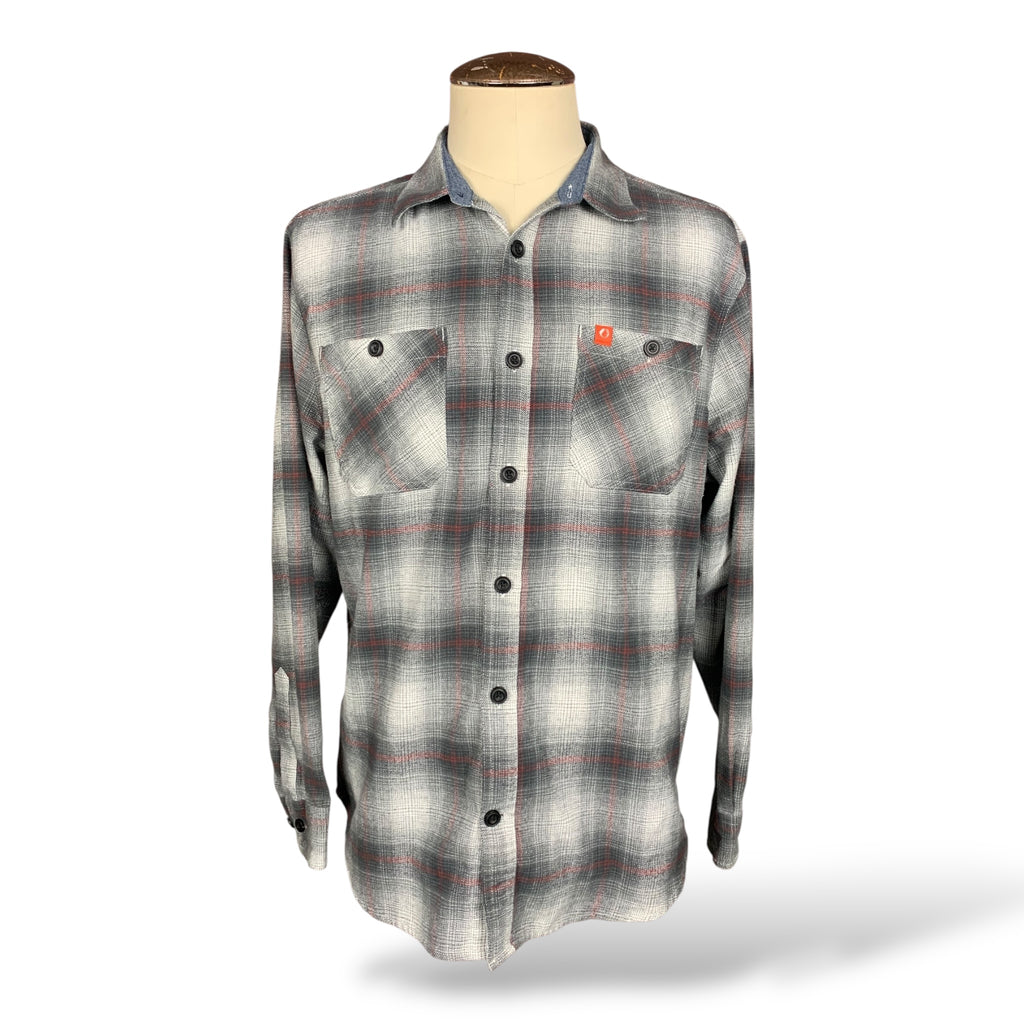 One Piece Flannel Shirt Custom Rework XL