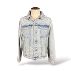 Slayer Eagle Pyramid Reworked Denim Jacket — Large