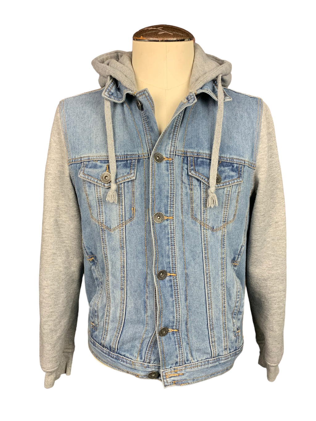 Smokey Says Keep It Green Jean Jacket Custom Rework M