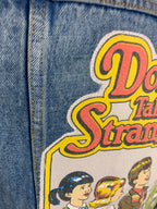 Steven Rhodes “Don’t Talk to Strangers” Denim Jacket — Medium