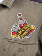 Sad Frog Country Reworked Zip-Up Shirt — XL