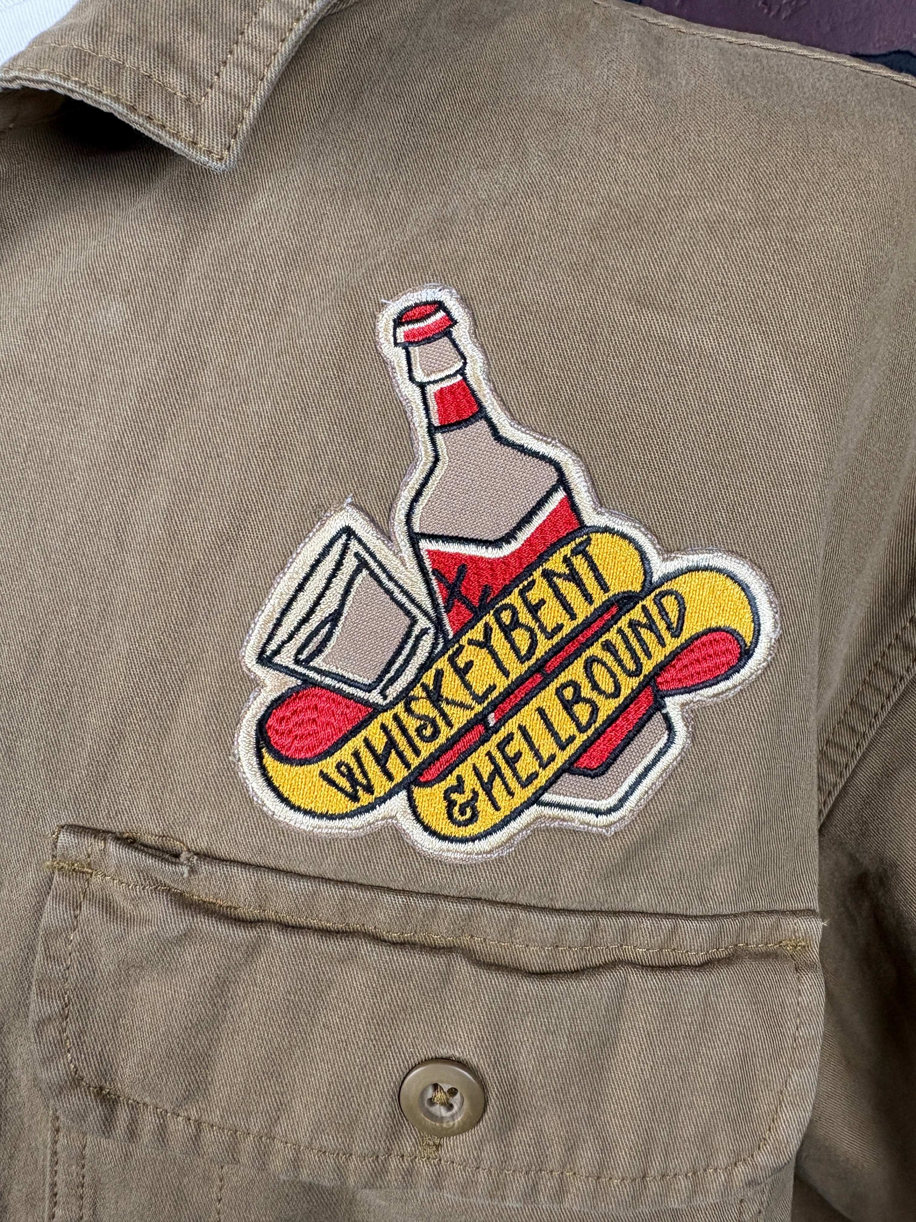 Sad Frog Country Reworked Zip Up Shirt size XL