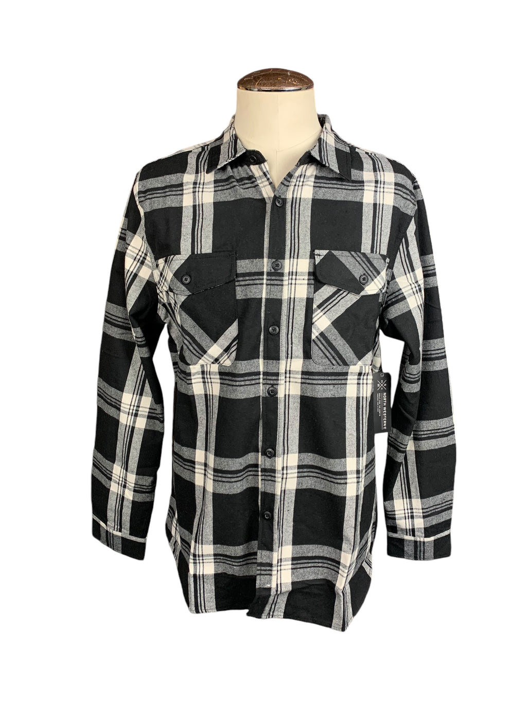 Black Craft Cult Nevermore Flannel Shirt Custom Rework XL