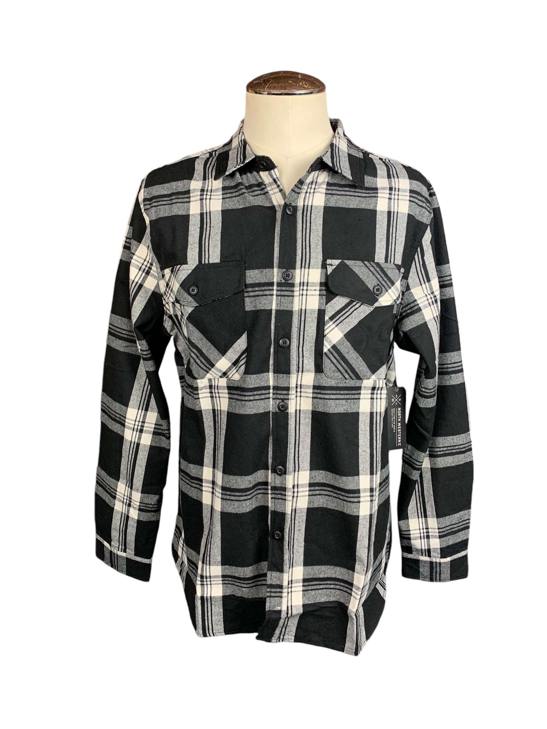 Black Craft Cult Nevermore Flannel Shirt Custom Rework XL