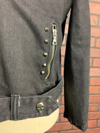 Black Veil Brides Studded Denim Jacket Custom Rework Ladies XL