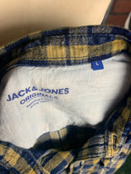 Goosebumps Flannel Shirt Custom Rework L