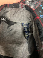 Ghostface Scream Flannel Shirt Custom Rework M