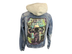 Avenged Sevenfold Hooded Reworked Denim Jacket — Medium