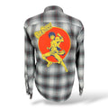 One Piece Flannel Shirt Custom Rework XL
