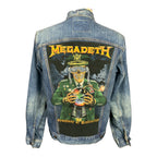 Megadeth Jean Jacket Custom Rework Size Large