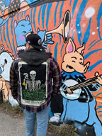 The Stoner Tarot Card Flannel Custom Rework XL