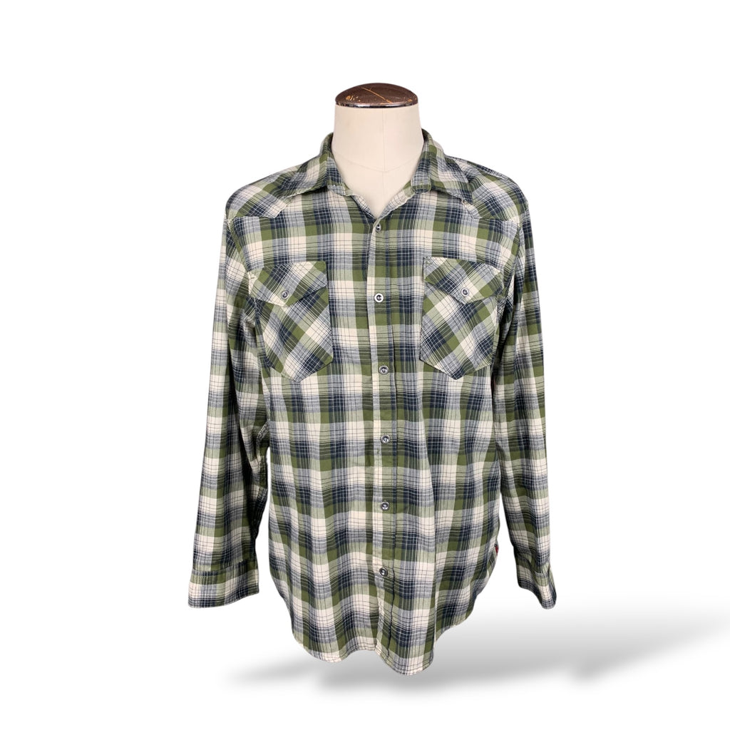 Escape the Fate Button Down Shirt Custom Rework XL