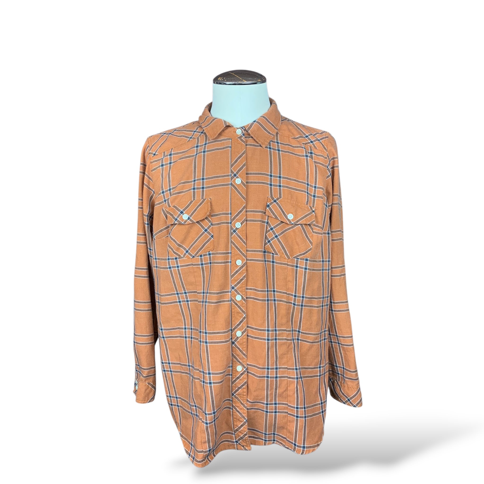 Trick ‘r Treat Flannel Shirt Custom Rework Ladies 2X