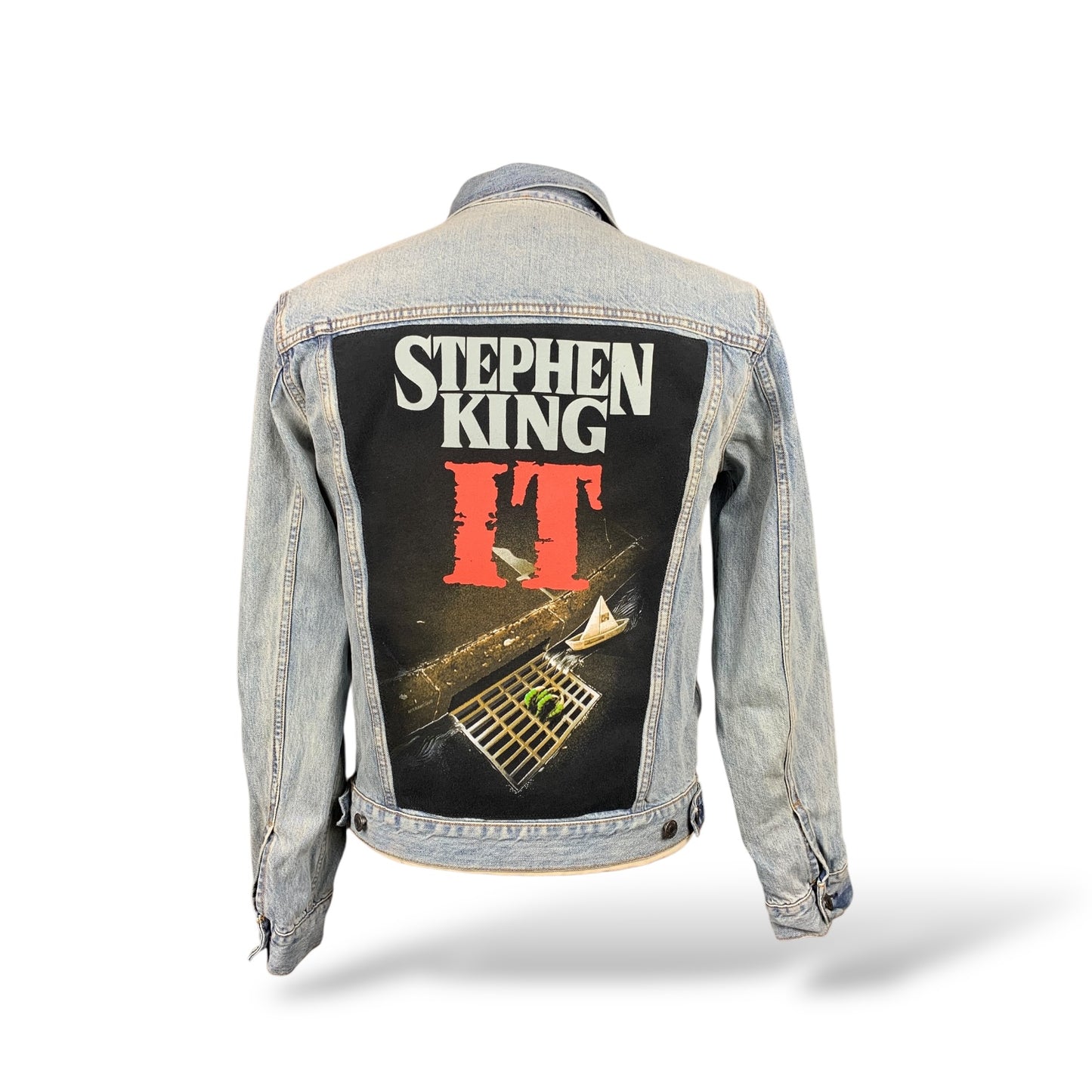 Stephen Kings It Jean Jacket Custom Rework Medium