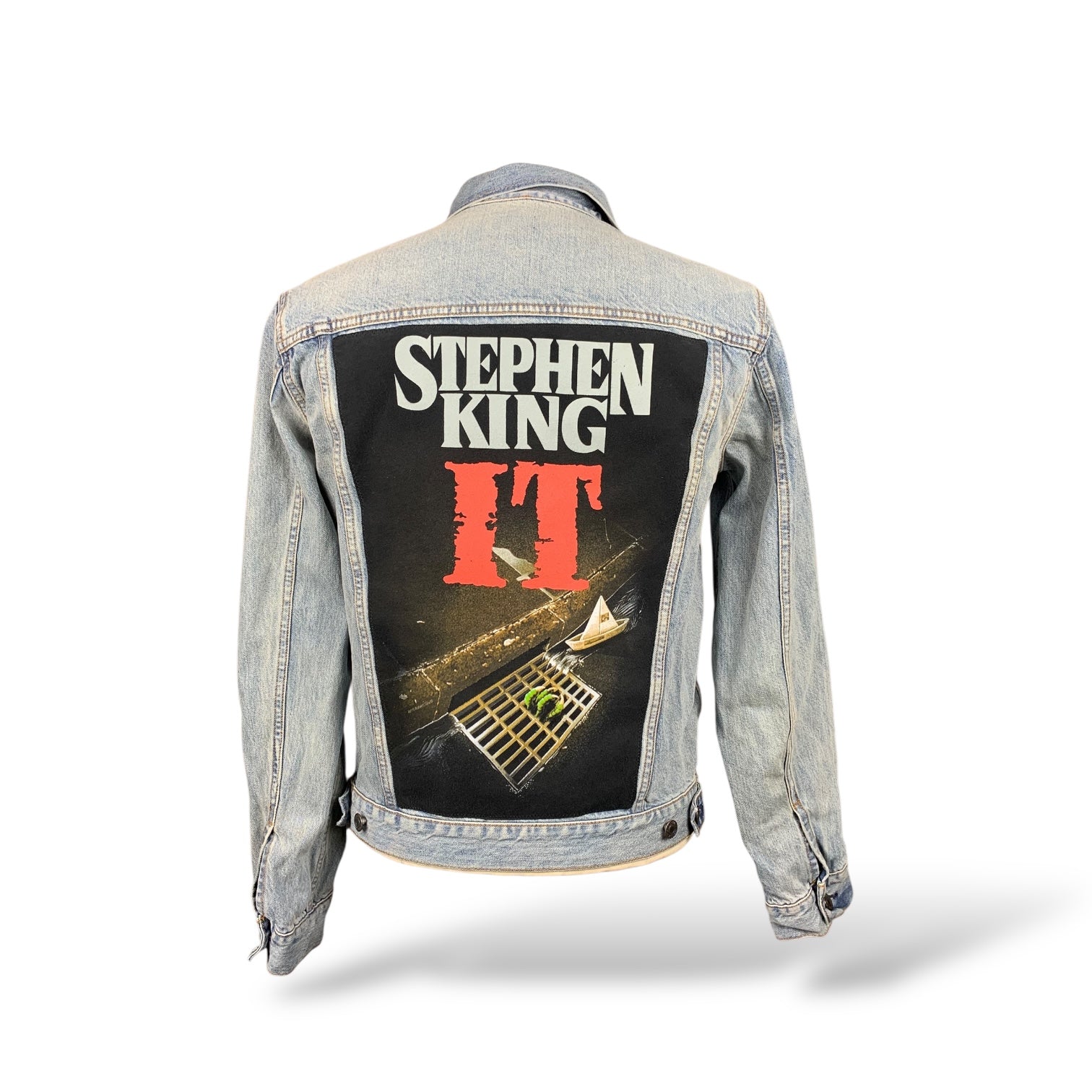 Stephen Kings It Jean Jacket Custom Rework Medium