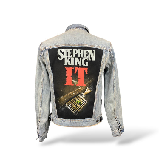 Stephen Kings It Jean Jacket Custom Rework Medium