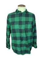 Horror Villians Flannel Shirt Custom Rework L