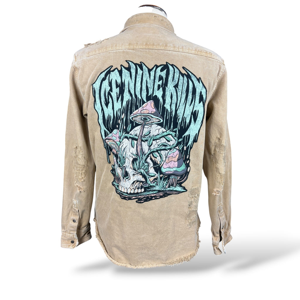 Ice Nine Kills Reworked Denim Jacket size large