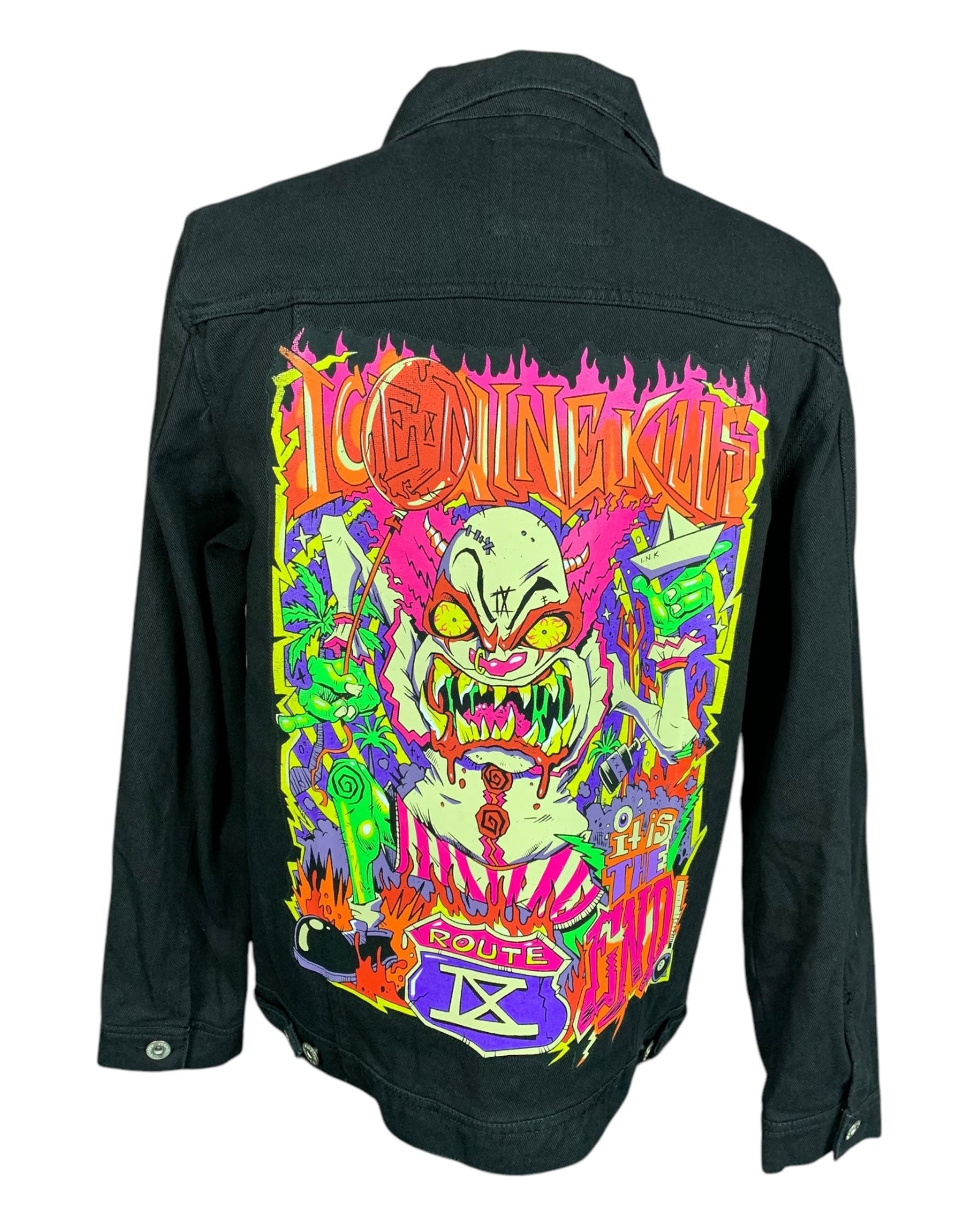 Ice Nine Kills Jean Jacket Custom Rework L