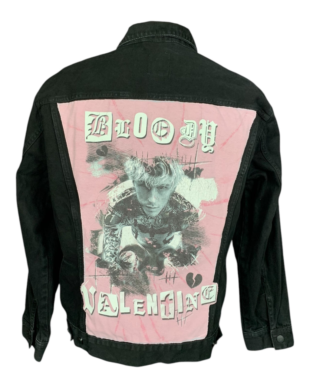 Machine Gun Kelly Jean Jacket Custom Rework L