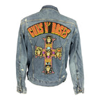 Guns n Roses Jean Jacket Custom Rework Size Large