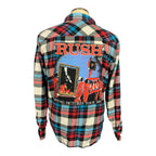 Rush Flannel Shirt Custom Rework Large
