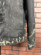 Ice Nine Kills Bleach-Splatter Denim Jacket — Large