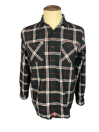 Ghostface Scream Flannel Shirt Custom Rework M