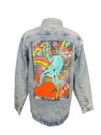 Neck Deep Reworked Denim Shacket — Oversized XL