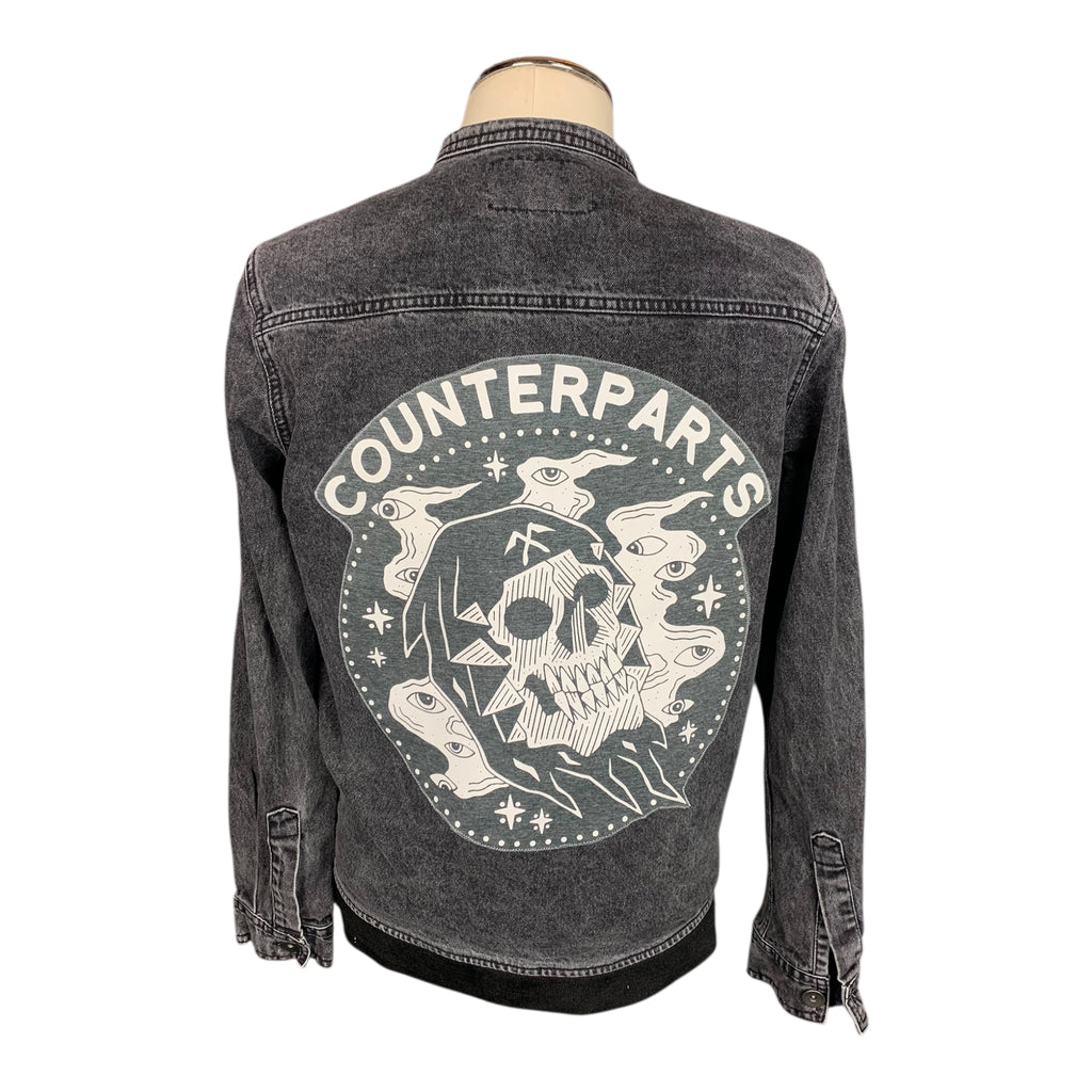 Counterparts Jean Jacket Custom Rework Size Medium